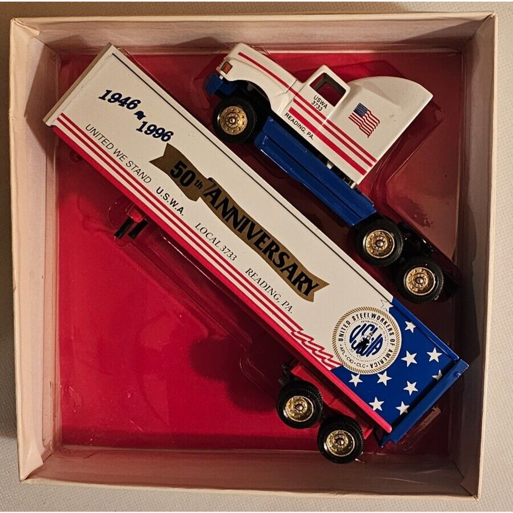 50th Anniversary United Steelworkers Winross Diecast Truck In Winross Box